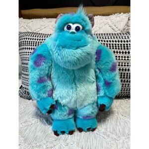 Disney Sulley Monsters Inc. Plush Stuffed Animal Blue Purple